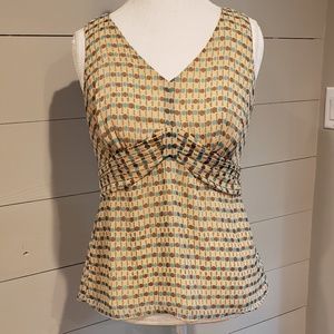 Ann Taylor LOFT sz 12 Petite print top